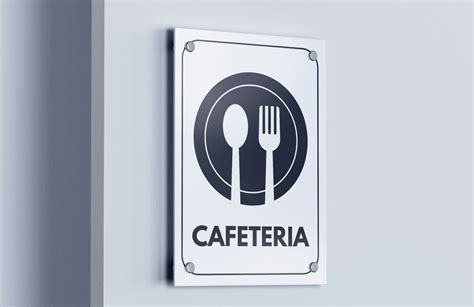 School Cafeteria Sign Template Download In Word Illustrator Psd