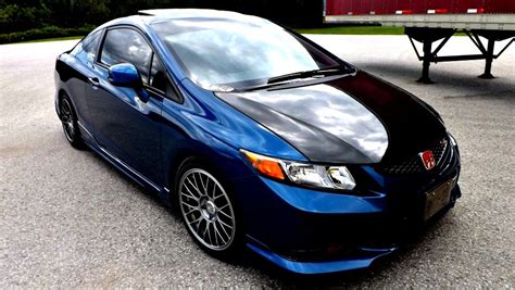 Pin By Xtralights Com On Blue Cars Honda Civic Si Honda Civic Honda