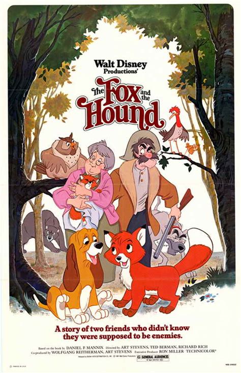Fox And The Hound The Movie Posters From Movie Poster Shop