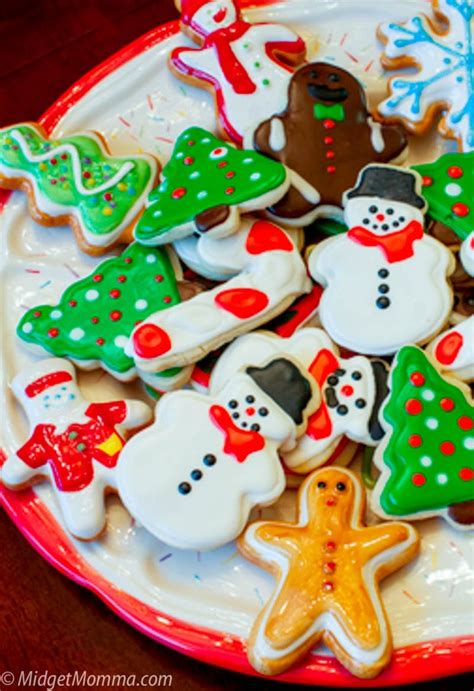 What is christmas without sugar cookies cut into holiday shapes with red and green frosting? The BEST No Spread Christmas Sugar Cookies Recipe