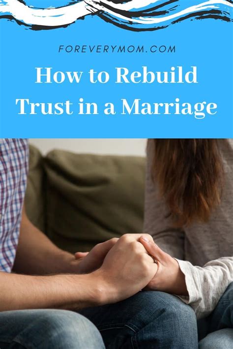 How To Rebuild Trust In A Marriage With Images Funny Marriage