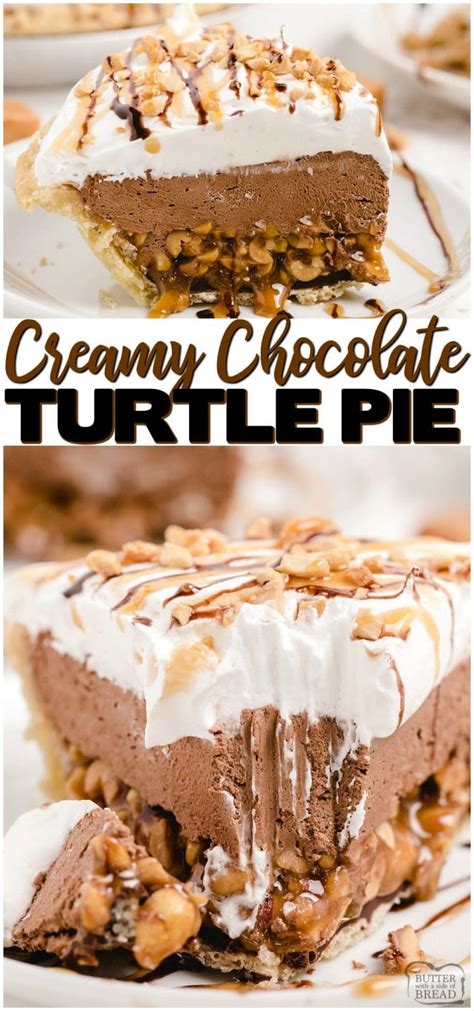 CHOCOLATE CARAMEL TURTLE PIE Butter With A Side Of Bread
