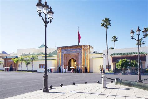 Le Maroc Rabat Royal Palace Image Stock Image Du Butoirs Palais