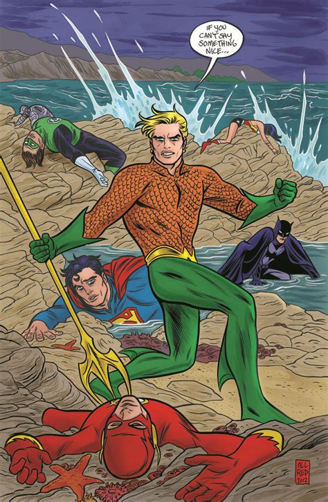 Allred Art AQUAMAN RULES By Mike Allred Comics Aquaman Comic Books Art