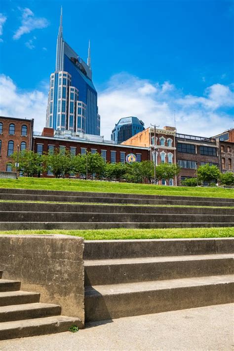 Downtown Nashville Cityscape Editorial Stock Photo Image Of