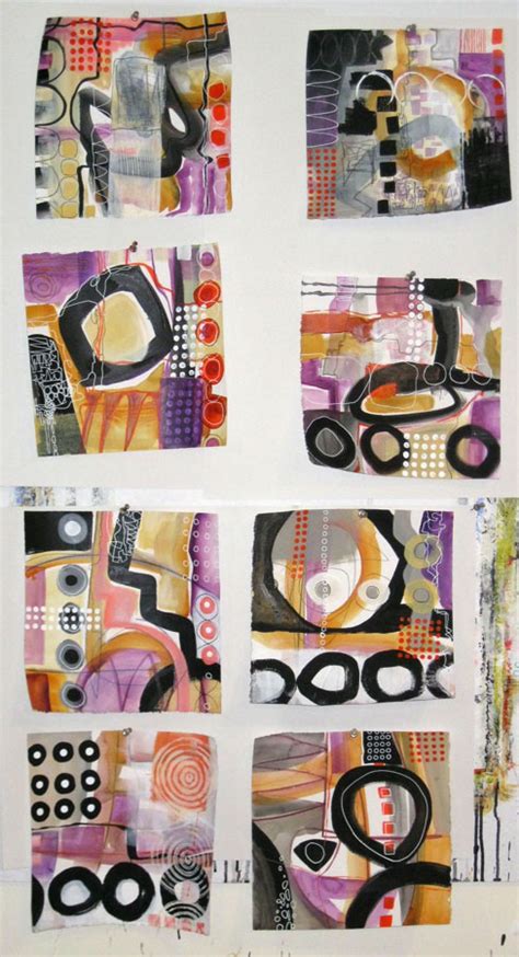 Collage Journeys Scribble Painting Progress