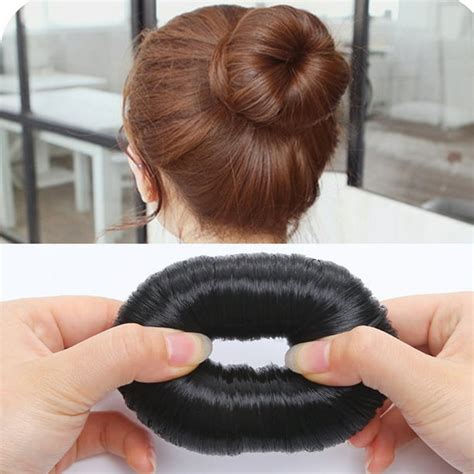 Cheers Us Fake Hair Buns Extensions Clip In Donut Chignon Synthetic