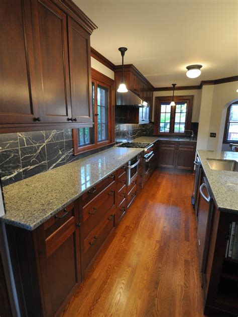 Blue pearl granite countertop white kitchen cabinets with. Dakota Mahogany Granite Home Design Ideas, Pictures ...