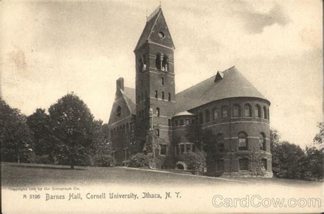 Barnes Hall Cornell University Ithaca Ny Postcard