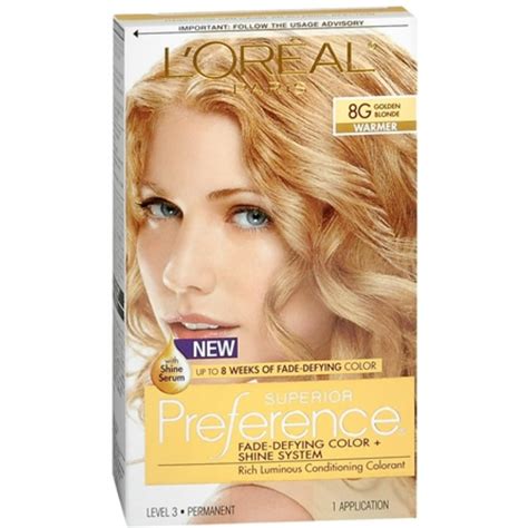 Loreal Superior Preference 8g Golden Blonde Warmer 1 Each Pack Of 2