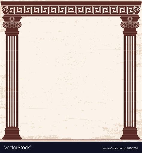 Ancient Greek Background Royalty Free Vector Image