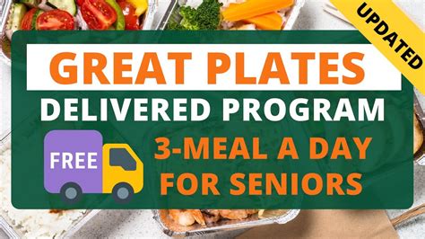 If you are over fifty with an aarp membership, you qualify to enjoy a discount. Great Plates Delivered Program: Free Meals for Seniors in ...