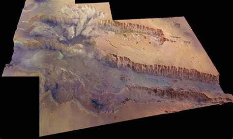 The Really Grand Canyon On Mars That Is The Biggest In The Entire Solar