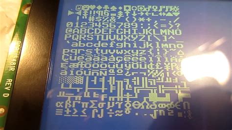 Kent Display Arduino Different Font Types Youtube