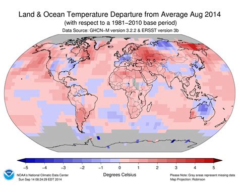 NOAA Hottest August On Record Ocean Temperatures Smash Old Record