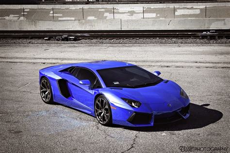 Chrome Blue Aventador With Pur Wheels Looks Top Notch