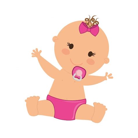 Premium Vector Cute Baby Icon