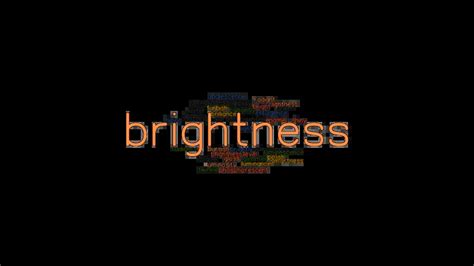 Brightness Synonyms And Related Words What Is Another Word For