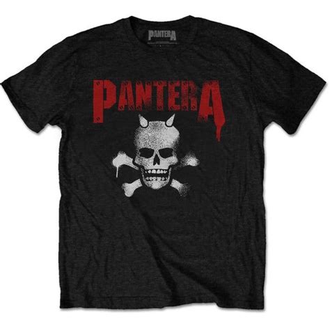 Pantera Horned Skull Stencil Shirtsnthingsaz