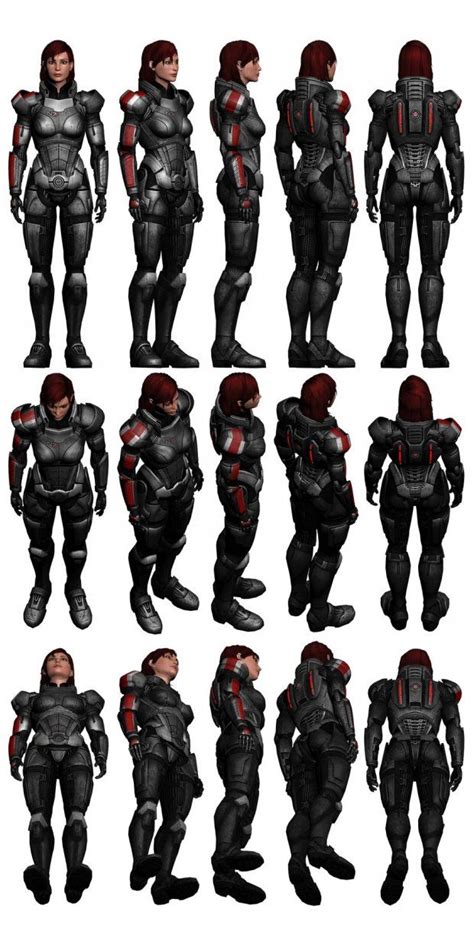 Mass Effect 3 Female Shepard N7 Armour Reference Ideas De