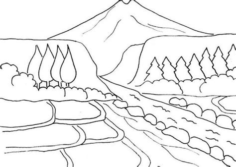 Berbagai gambar tentang contoh mewarnai bunga matahari dan bunga lain nya juga dapat. Sketsa Mewarnai Sketsa Gambar Pemandangan : Contoh Gambar ...