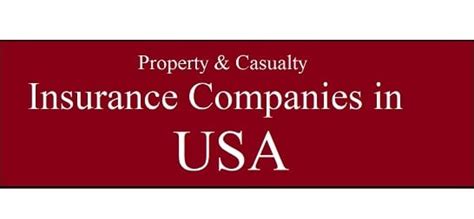 Five Best Property & Casualty Insurance Companies in USA