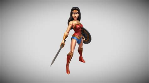 Wonder Woman 3d Model By Woong Yoongoee 6efc214 Sketchfab