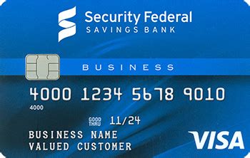 Find out where you can apply for a visa business card. Business Credit Cards | Security Federal Savings Bank