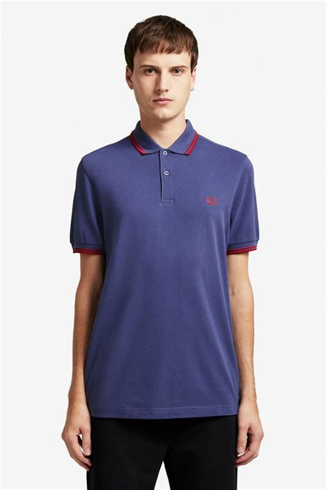 Fred Perry Polo Shirt Midnight Blue Siren