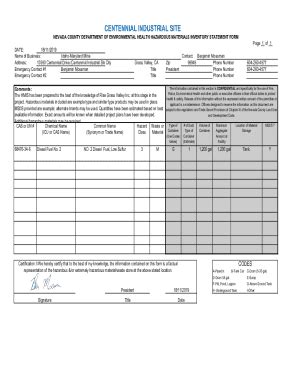 Fillable Online Hazardous Materials Inventory Statement Hmis V Xlsx