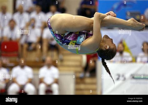 Tania Cagnotto Of Italy In Action During The Womens 3 Metre