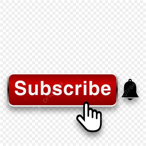 Youtube Subscribe Button Clipart Png Images Subscribe Png Button Red