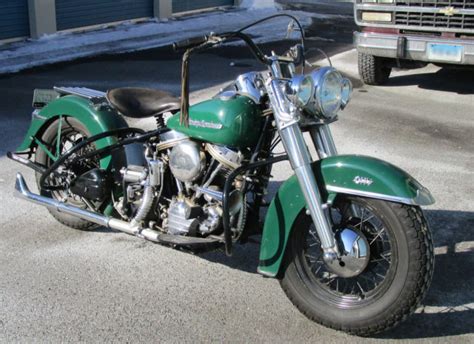 1954 Harley Davidson Vintage Fl Panhead Harleys Anniversary Year