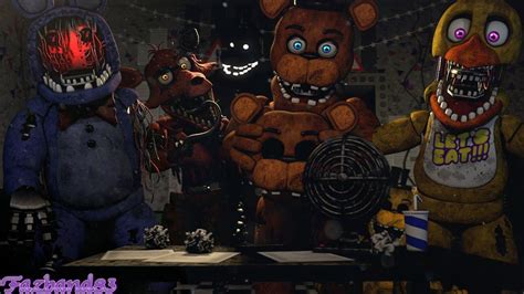 Sfmfnaf 2 Withered Gang Remake By Fazband83 Fnaf Fnaf Drawings