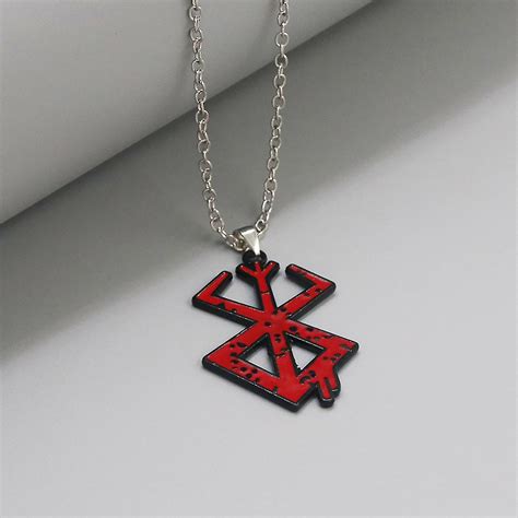 Berserk Symbol Necklace Pendant The Mad Warrior Of Norse Viking