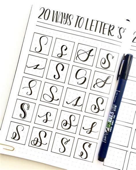 20 Ways To Letter S • Studio 80 Design Hand Lettering Tutorial