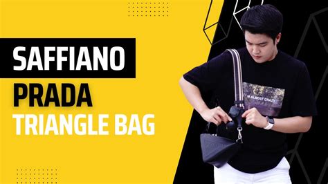 รีวิว Saffiano Prada Triangle Bag น้องสามเหลี่ยมสุดเก๋ อีกหนึ่งรุ่นฮิต