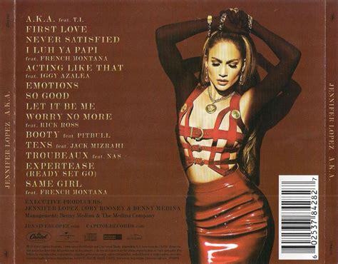 Encarte Jennifer Lopez A K A Deluxe Edition Encartes Pop