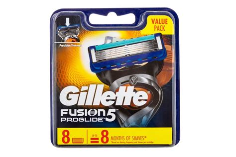 buy gillette fusion proglide manual cartridge refill blades 8 pack at mighty ape nz