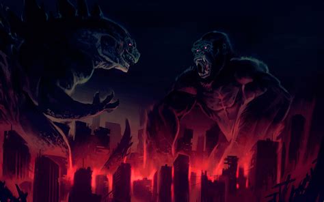 Please contact us if you want to publish a godzilla vs kong. 3840x2400 King Kong vs Godzilla Artwork 4K 3840x2400 ...