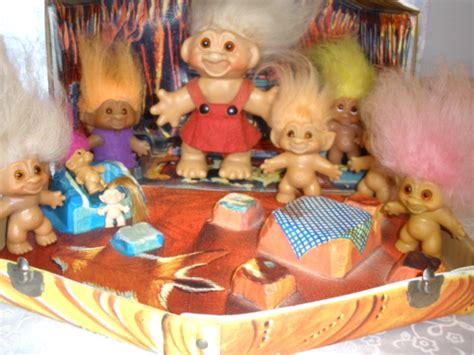 Troll Doll Lot Vintage Dam Scandia Andtroll Doll House Cave Read