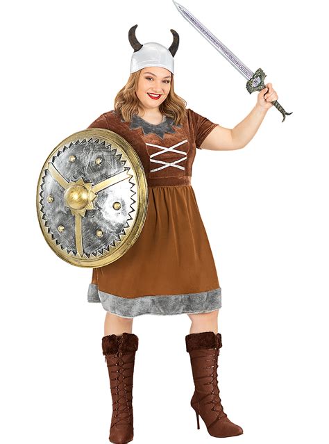 Womens Viking Costume Plus Size The Coolest Funidelia