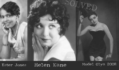 Helen Kane Saw Ester Jones Perform And Copied Her Singing Style For A