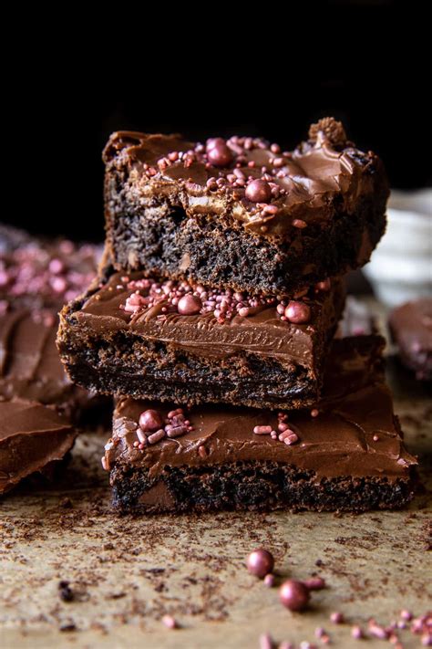 Old Fashioned Iced Fudge Brownies Yummy Recipe