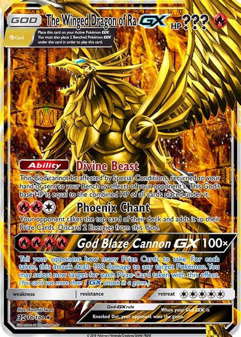 winged dragon  ra gx pokemon yu gi  god card crossover