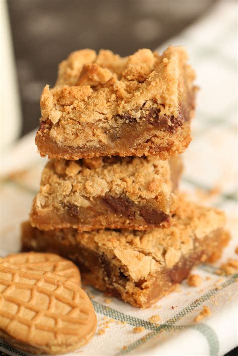 These delicious nutter butter cookie bars come together with these simple ingredients. Nutter Butter Cookie Bars Recipe