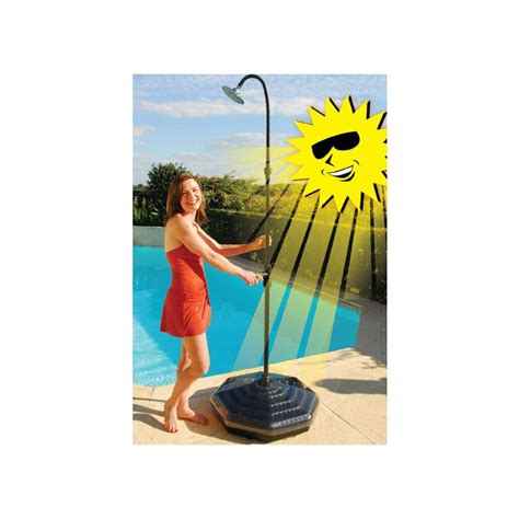 Outdoor Solar Shower And Base Dohenys Pool Supplies Fast