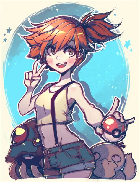 Misty Psyduck And Tentacruel Pokemon And 2 More Drawn By Parororo