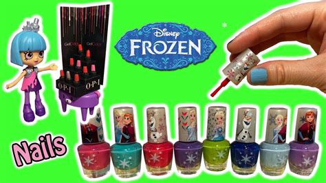Disney Frozen Nail Polish Set Of 8 Elsa Anna Olaf Painting My Nails