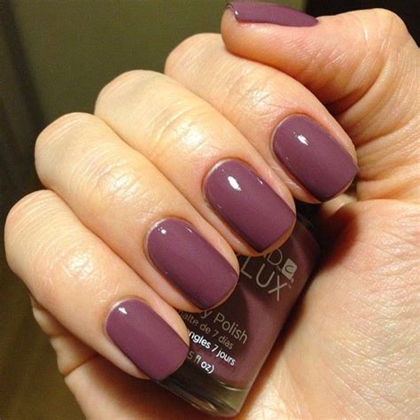 Simple Mauve Nail Designs In 2021 Shellac Nail Colors Mauve Nails Nails